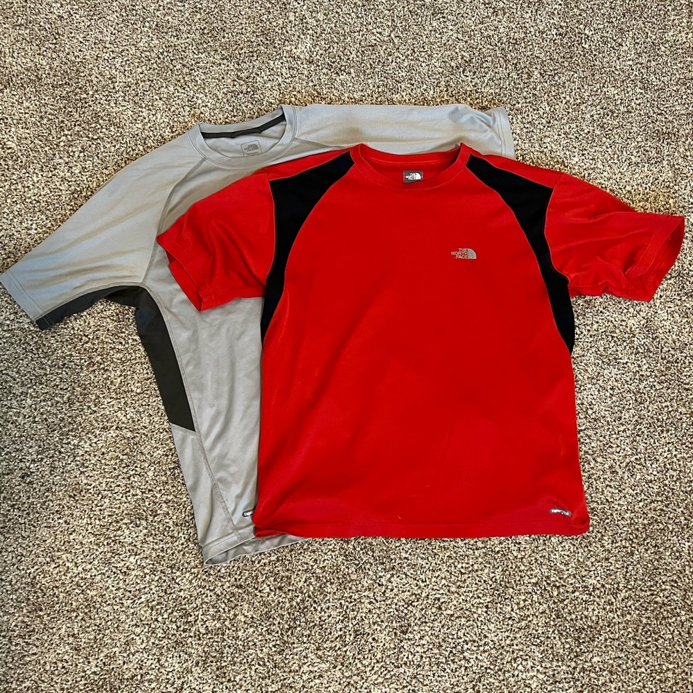 the north face vapor wick workout shirts medium